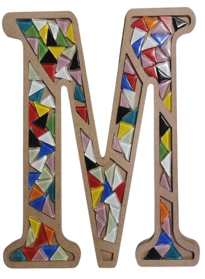CRAFTER60 Creative Mosaic Kit for Kids, Alphabet and Numbers, Birthday Gift, DIY Activity (Y)